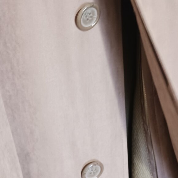 Stafford Taupe/Stone colored Men's Trench Coat, Size 42 Regular - Picture 7 of 15